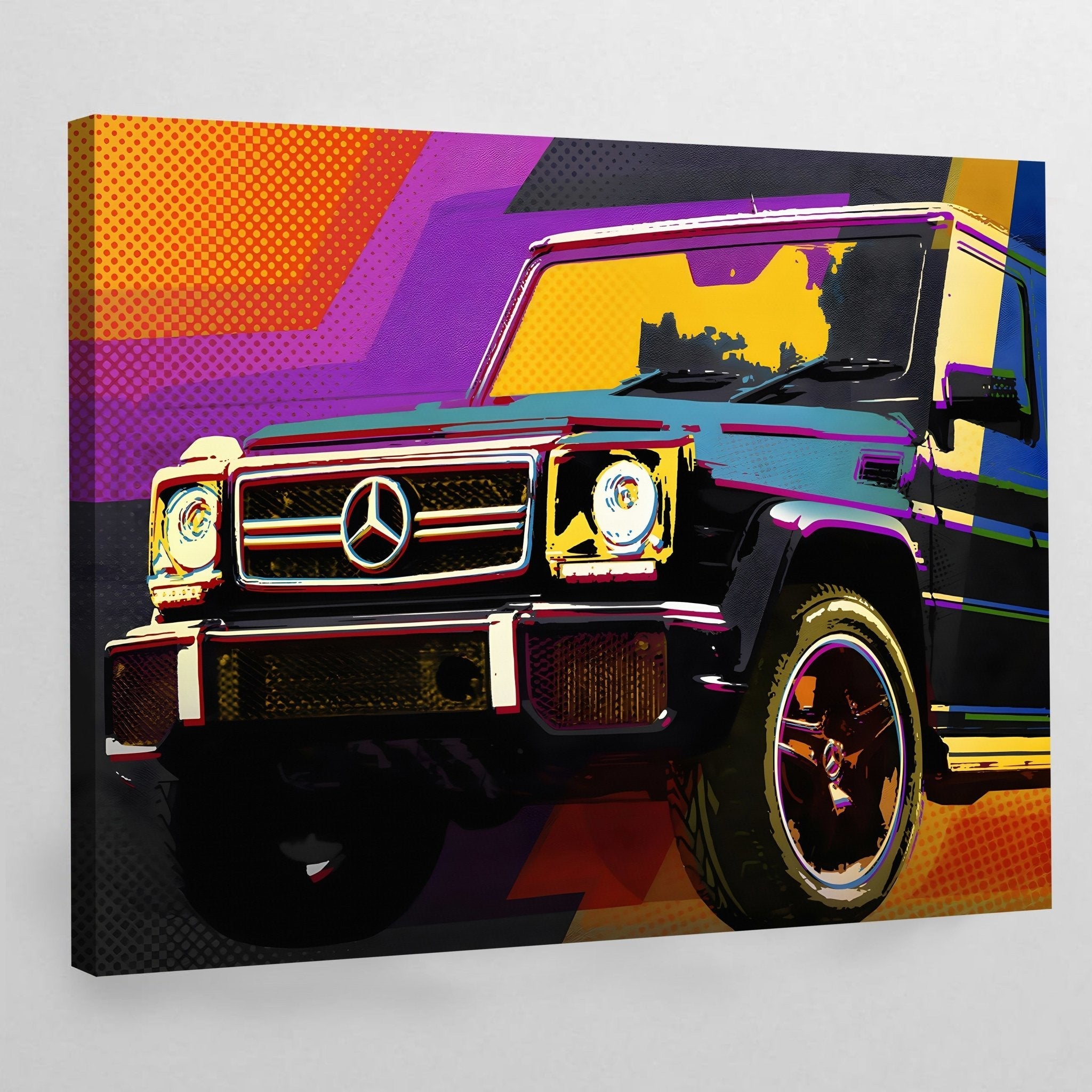 Car Pop Art Canvas